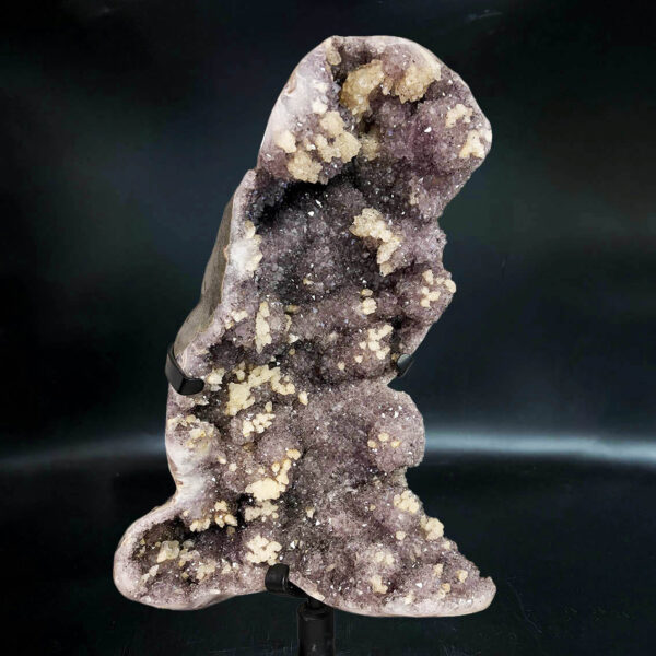 Amethyst Quartz with Calcite Crystals (Phantoms) 23